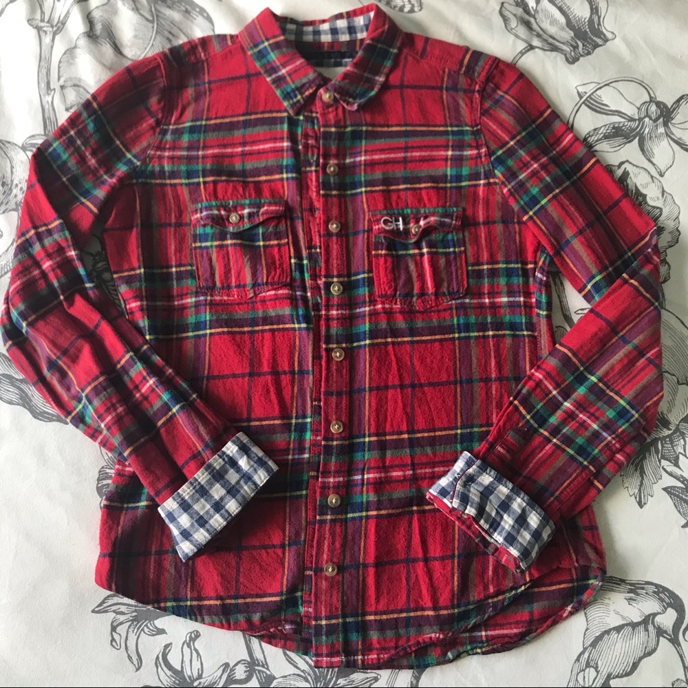 gilly hicks plaid flannel